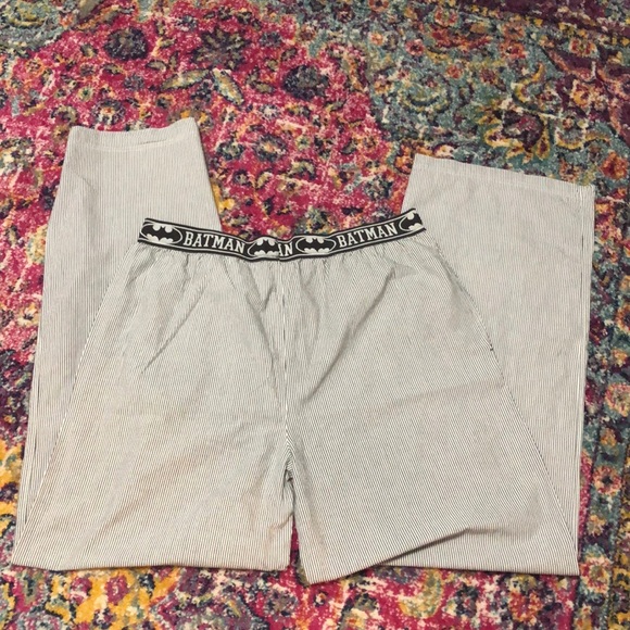 Batman striped pajama bottoms size Large - Picture 5 of 5